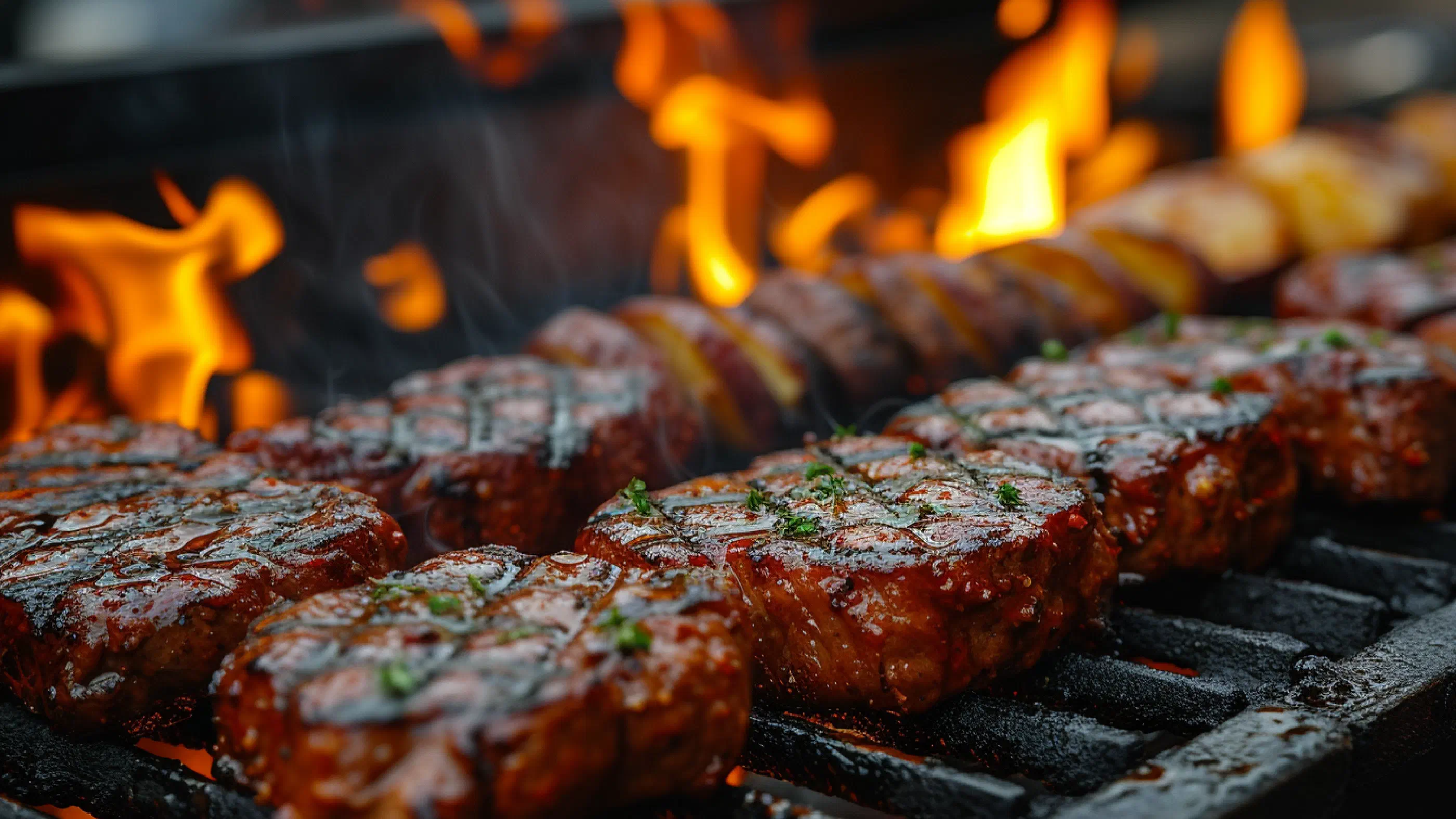 BBQ en vuur horen bij elkaar