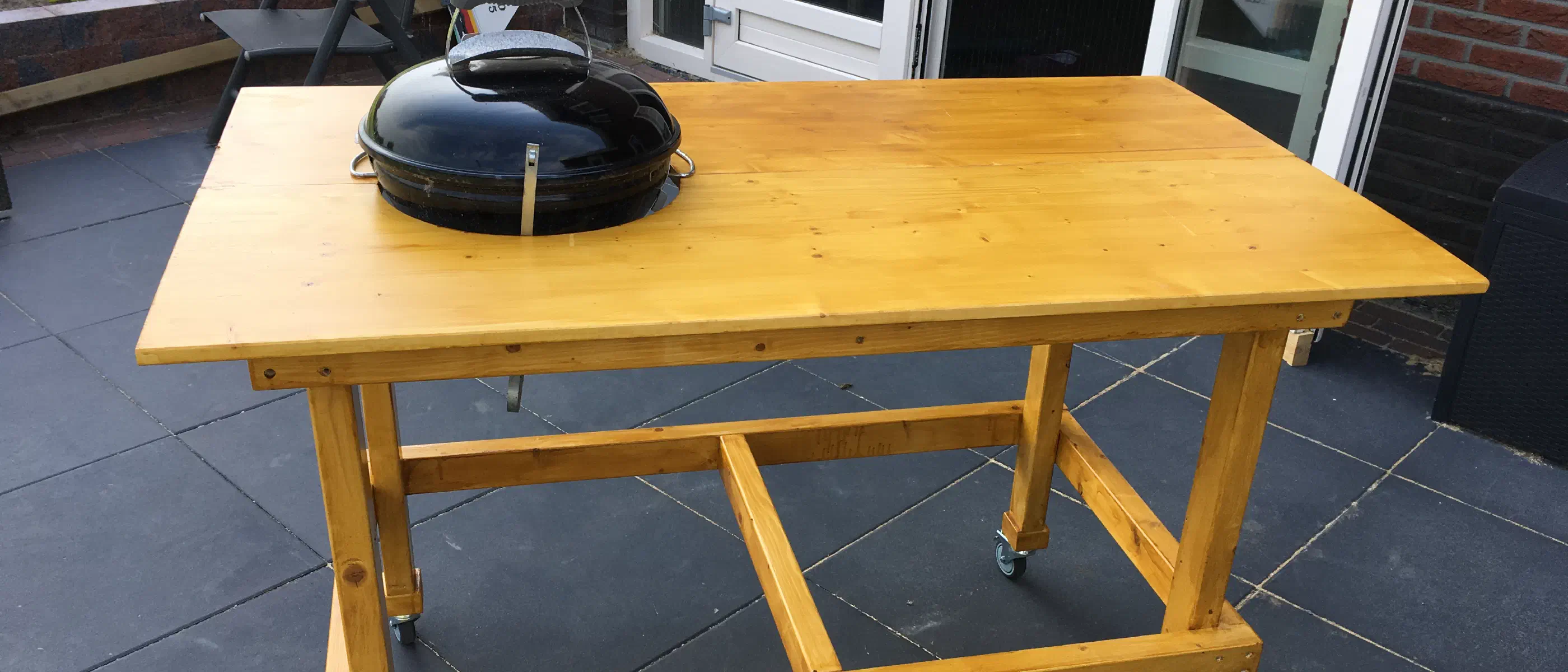 How to make a BBQ table? Let summer come now
