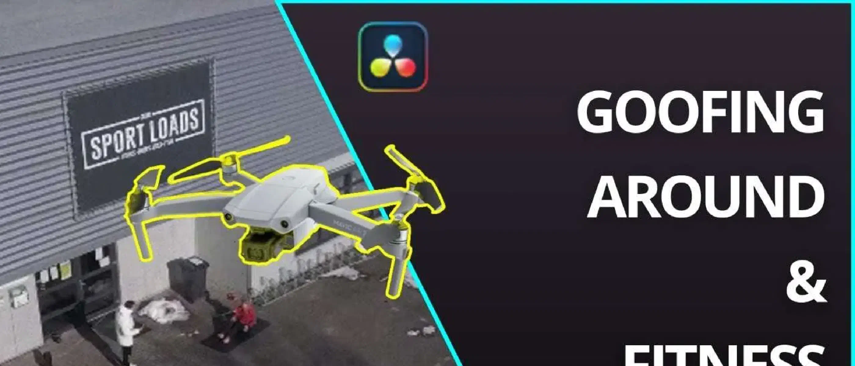Een beetje spelen met mijn nieuwe drone