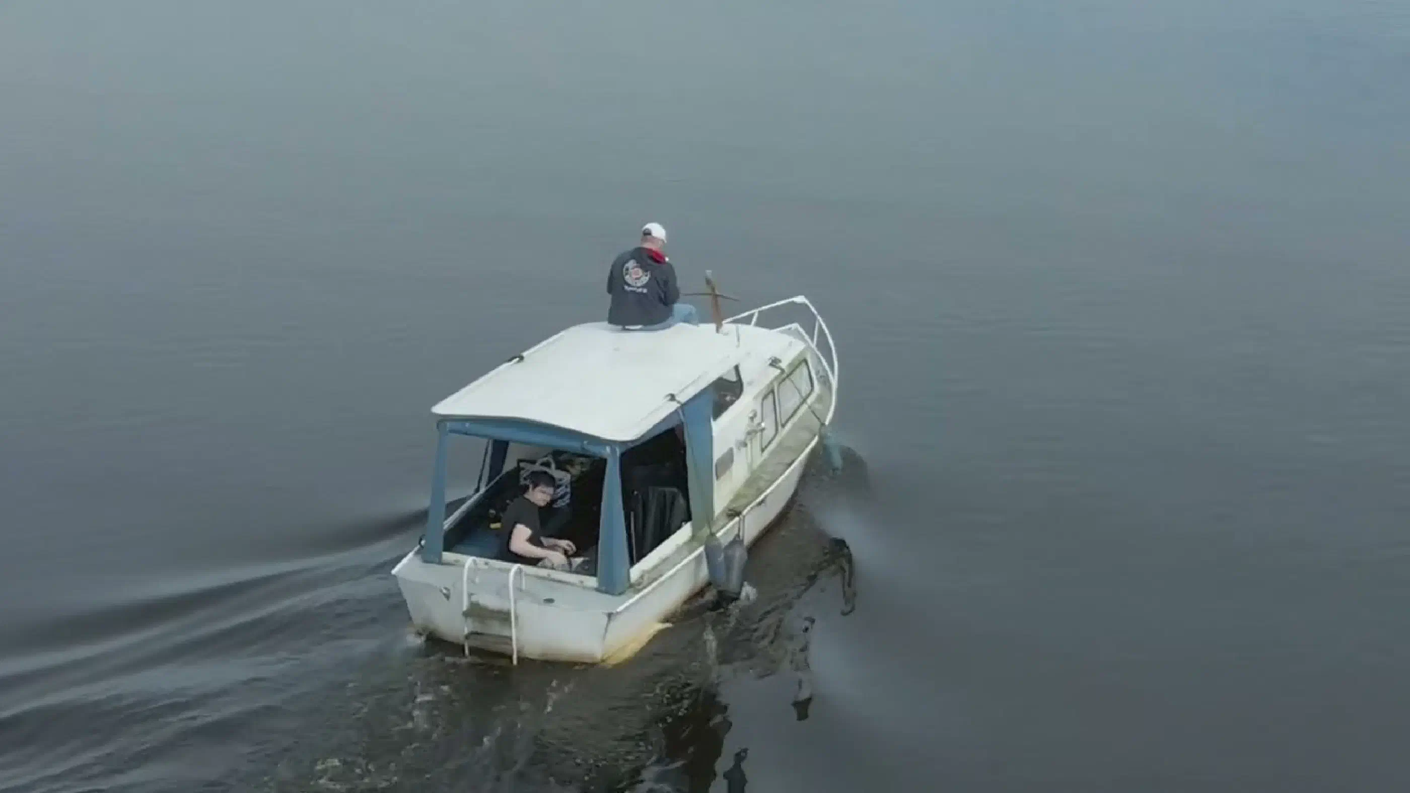 Drones kunnen niet zwemmen